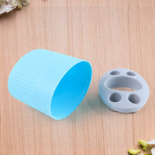 Multipurpose Bathroom Toothbrush and Utility Holder Stand with Multiple Slots (1 Pc) - dailyneed.life