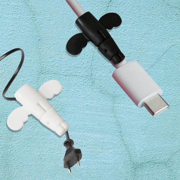 Silicone Data Cable Protector – Angel 2-in-1 Cord Saver & Storage Tool - dailyneed.life