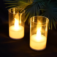 Flameless Candles with Transparent plastic Covers Set of 24 Pcs LED - dailyneed.life