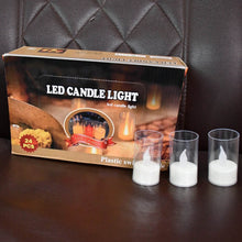 Flameless Candles with Transparent plastic Covers Set of 24 Pcs LED - dailyneed.life