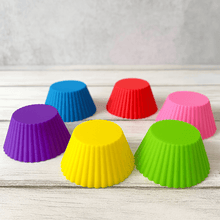 Silicone cupcake Shaped Baking Mold Fondant Cake Tool Chocolate Candy Cookies Pastry Soap Moulds, Diwali (6 pc) - dailyneed.life
