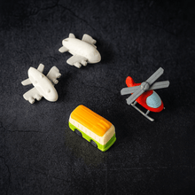 Vehicle Pattern Eraser School Stationery Use Eraser (4 Pc Set) - dailyneed.life