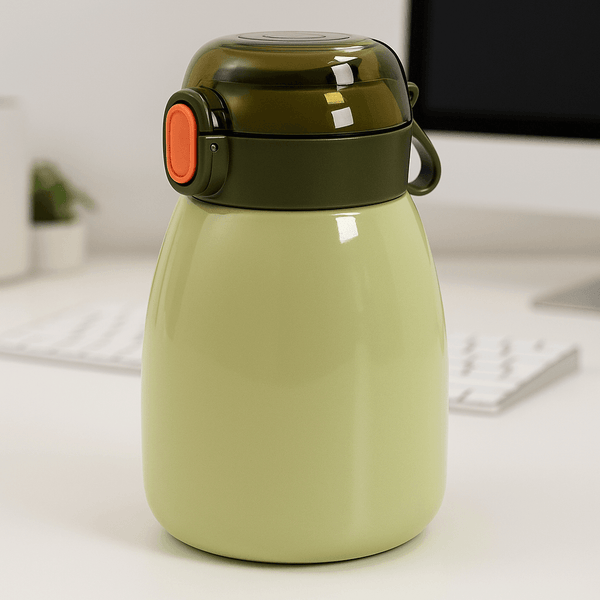 Vacuum Insulation Flask Bottle with Straw for Sports Adult Children (Approx 480ml) - dailyneed.life