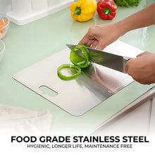 Stainless Steel Vegetable & Fruit Cutting Chopping Board (31×20 Cm / 1 Pc) - dailyneed.life