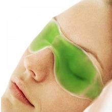 Cold Eye Mask with Stick-on Straps (Green) - dailyneed.life