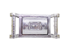 Multipurpose 4 Section Royal Design Silver Storage / Gift Box - dailyneed.life