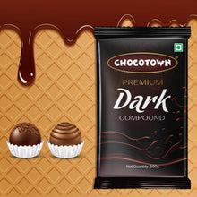 Dark Compound 500gm | Chocotown Dark Choco Slab - dailyneed.life