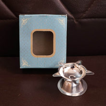 Stainless Steel Lotus Design Diya (1 Pc) - dailyneed.life