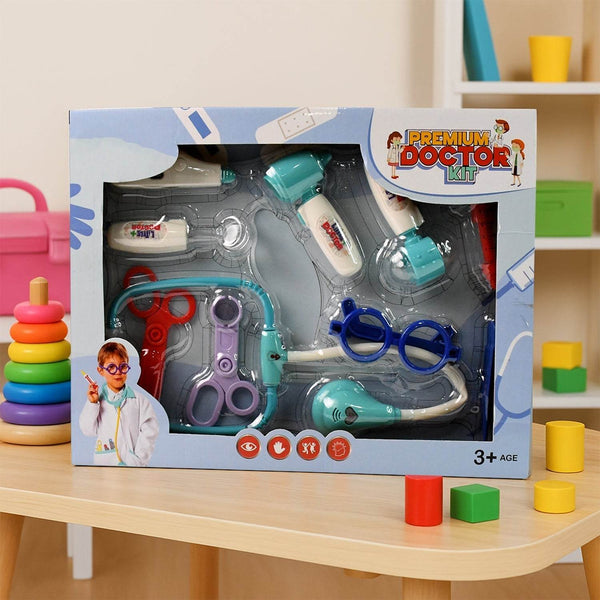 Aditi Premium Doctor Kit Medical Role Play Toy Set for Kids (10 Pc) - dailyneed.life