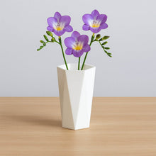 Modern Geometric Hexagon Plastic Flower Vase (1 Pc) - dailyneed.life
