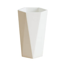 Modern Geometric Hexagon Plastic Flower Vase (1 Pc) - dailyneed.life
