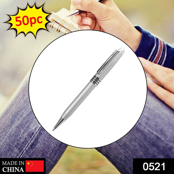 Classic Silver Ball Pen (Pack of 50) - dailyneed.life