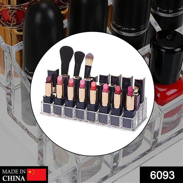 Acrylic Multi Purpose Lipstick Cosmetics Stand Display Holder 24 Section - dailyneed.life