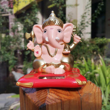Solar-Powered Dancing Ganesha Idol – Decorative Lord Ganpati Showpiece with Movement - dailyneed.life