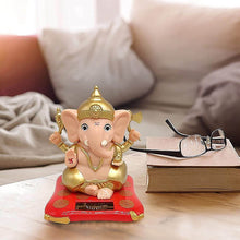 Solar-Powered Dancing Ganesha Idol – Decorative Lord Ganpati Showpiece with Movement - dailyneed.life