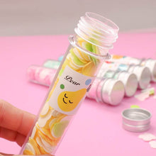 Portable Hand Washing Bath Flower Shape Paper Soap Strips In Test Tube Bottle - dailyneed.life