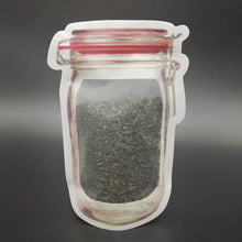 Reusable Airtight Seal Plastic Food Storage Mason Jar Zipper (500ml) - dailyneed.life