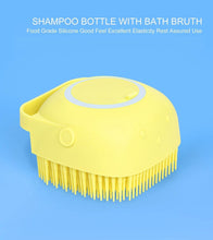SILICONE MASSAGE BATH BODY BRUSH WITH SHAMPOO DISPENSER, SCRUBBER - dailyneed.life