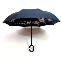 Printed Travel Windproof Umbrella (Reverse Umbrella) - dailyneed.life