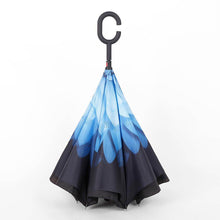 Printed Travel Windproof Umbrella (Reverse Umbrella) - dailyneed.life