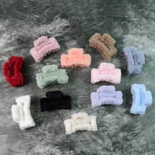 Big-Size Soft Faux Fur Hair Claw Clips (12 Pc) - dailyneed.life