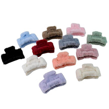 Big-Size Soft Faux Fur Hair Claw Clips (12 Pc) - dailyneed.life