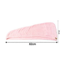 Soft Microfiber Hair Drying Towel Wrap with Cute Teddy Bear Button (1 Pc) - dailyneed.life