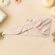 Cute Animal Ear Hooded Hair Drying Towel Wrap (1 Pc) - dailyneed.life