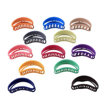 Plastic Hair Clamp Grip, Simple Matte Hair Barrette Clamp (12 Pc) - dailyneed.life