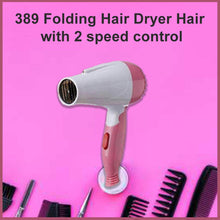 Folding Hair Dryer Hair with 2 speed control - dailyneed.life