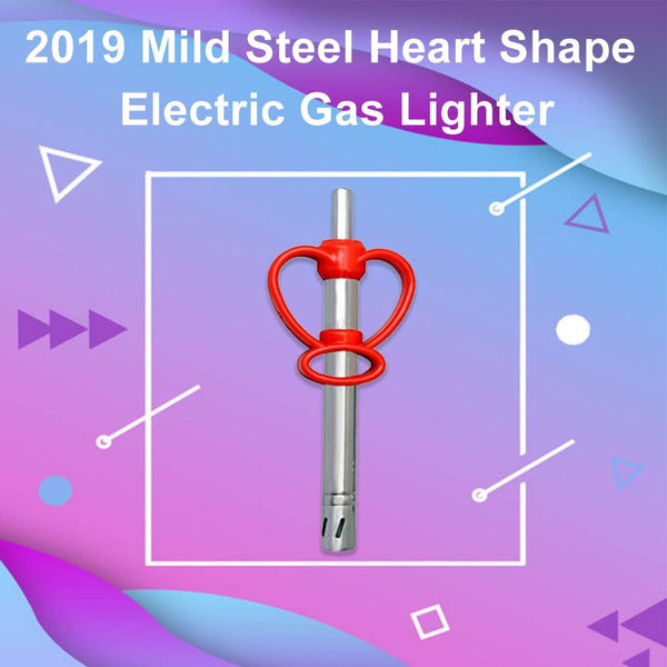 Mild Steel Heart Shape Electric Gas Lighter - dailyneed.life