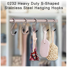 Heavy Duty S-Shaped Stainless Steel Hanging Hooks - 5 pcs - dailyneed.life