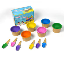 Premium Ice Cream Waffle Spoon Bowl Set (6-Piece , Color Box) - dailyneed.life
