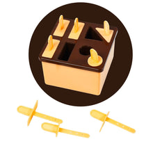 Plastic Kulfi Mold, Kulfi Molds 8 pcs Tray Ice Cream Mold Reusable Frozen Kulfi Maker sicle Sticks Lolly Ice sicle Candy Mold for Children pink Color (Brown Box) - dailyneed.life