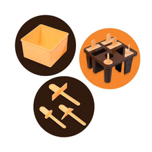 Plastic Kulfi Mold, Kulfi Molds 8 pcs Tray Ice Cream Mold Reusable Frozen Kulfi Maker sicle Sticks Lolly Ice sicle Candy Mold for Children pink Color (Brown Box) - dailyneed.life