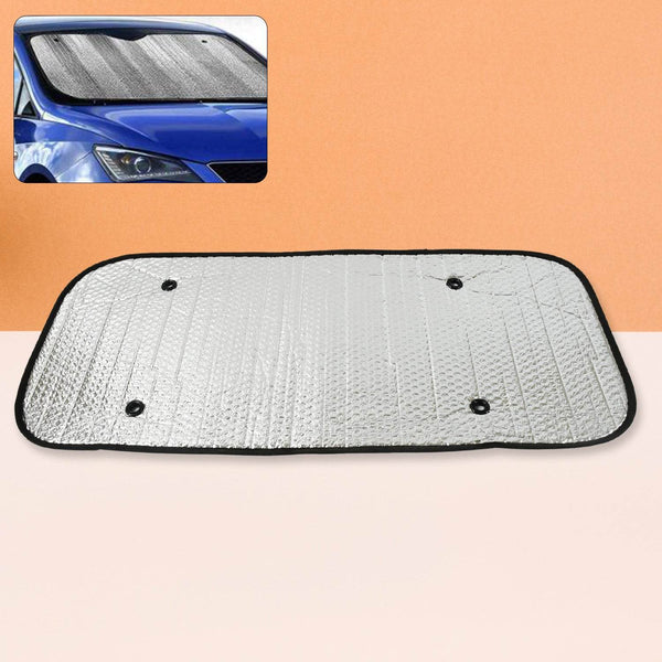 Car Windshield Sun Shade, Blocks UV Rays Sun Visor Protector, Keeps Your Vehicle Cool Sunshade for Cars, SUVs, Trucks, and Vans (80×35 Cm) - dailyneed.life