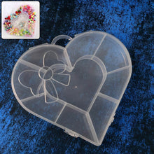 Heart-Shaped Plastic Bead Storage Organizer Box (1 Pc) - dailyneed.life