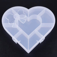 Heart-Shaped Plastic Bead Storage Organizer Box (1 Pc) - dailyneed.life