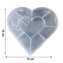 Heart-Shaped Plastic Bead Storage Organizer Box (1 Pc) - dailyneed.life