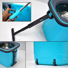 Quick Spin Mop – Plastic Floor Cleaner with Big Bucket & Easy Wheels - dailyneed.life
