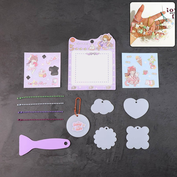 DIY Shrink Art Keychain Making Kit for Kids (1 Set) - dailyneed.life