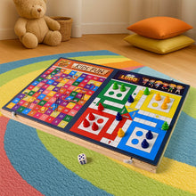 Wooden Board Game Set – Ludo, Snakes & Ladders, and Desktop Football (3-in-1) - dailyneed.life