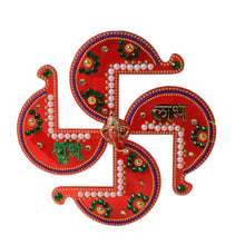 Acrylic Swastik Shubh Labh Wall Hanging (1 Pc) - dailyneed.life