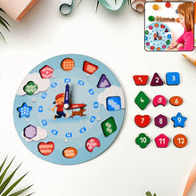 Aditi Wooden Educational Learning Clock Toy with Movable Hands - dailyneed.life