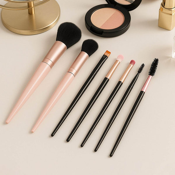 Premium Dual-Tone Makeup Brush Set - dailyneed.life