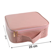 Pink Premium LED Light Makeup Organizer Box (1 Pc) - dailyneed.life