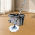 Apex Magic Spin Mop Cleaning Set with Dual Chamber Bucket & Wheels - dailyneed.life