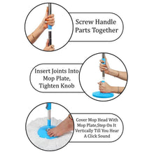 Apex Magic Spin Mop Cleaning Set with Dual Chamber Bucket & Wheels - dailyneed.life