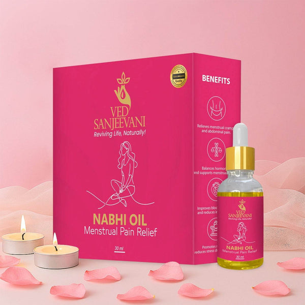 Ved Sanjeevani Nabhi Oil for Menstrual Pain Relief (30ML / 1 Pc) - dailyneed.life