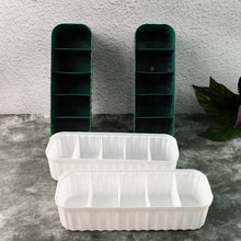 5 Compartments Socks / Handkerchief / Underwear Storage Box Socks Drawer Closet Organizer Storage Boxes (pack of 4) - dailyneed.life